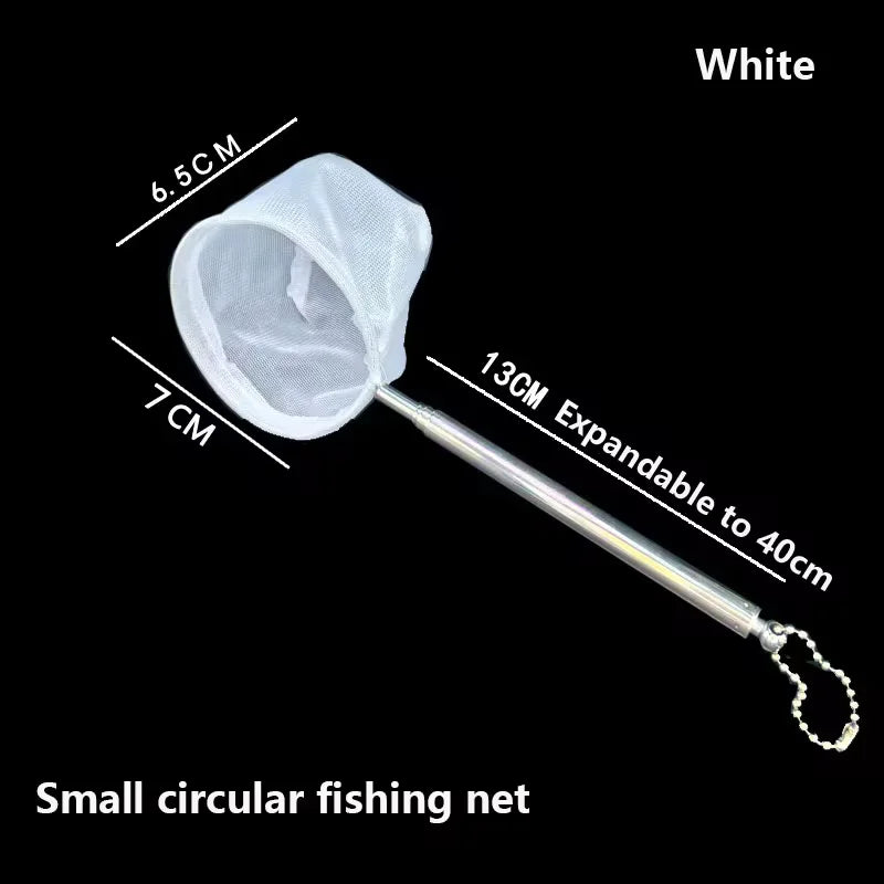 Aquarium Fish Net | Stainless Steel Small Fish and Shrimp Net for Tank Cleaning