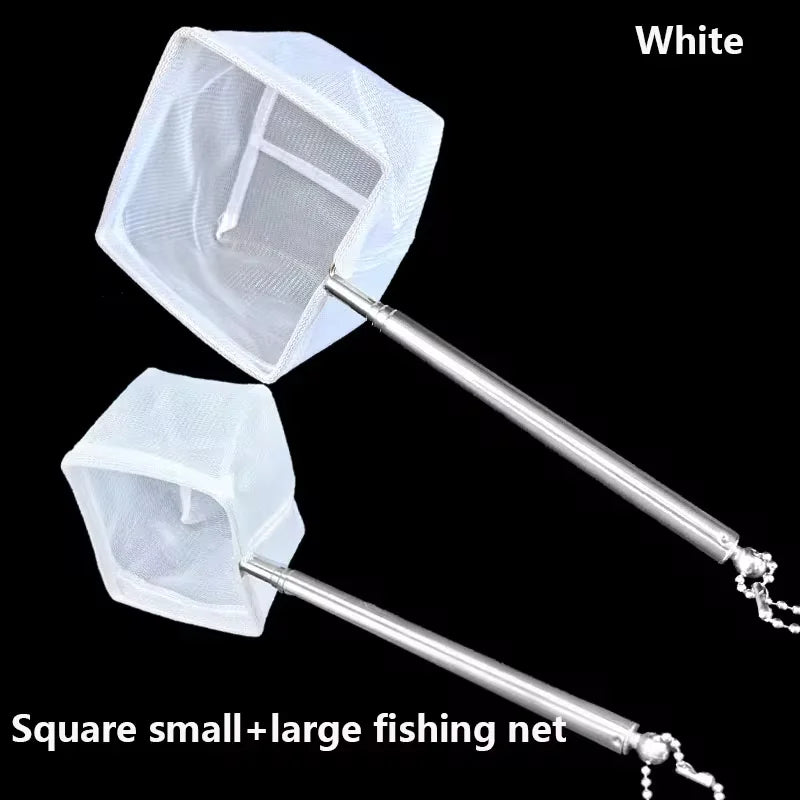 Aquarium Fish Net | Stainless Steel Small Fish and Shrimp Net for Tank Cleaning